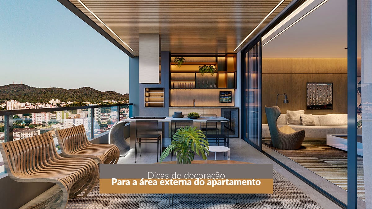 Dicas de decoração para a área externa do seu apartamento